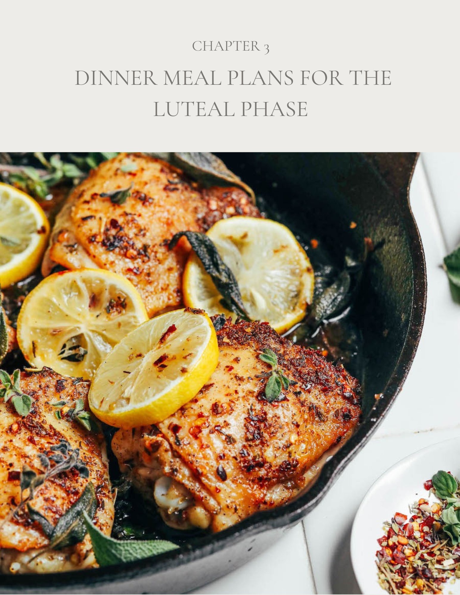 Luteal Dinner Meal